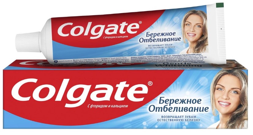 Зубная паста Colgate Бережное отбеливание 100мл