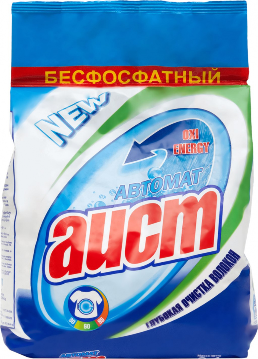 Стиральный порошок Аист автомат 4 кг мягкой  упаковке