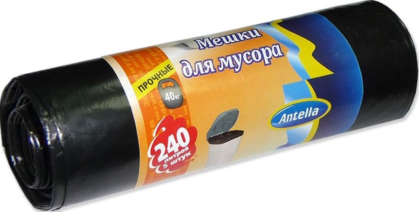 Мешки для мусора Antella 240л 5шт 