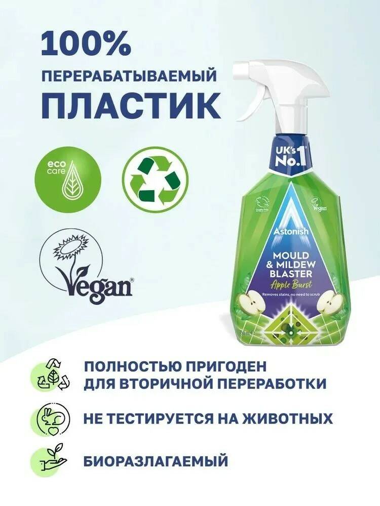 Удалитель плесени Astonish 750 мл универсальный