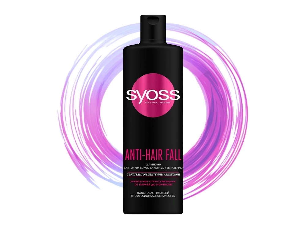 Шампунь для волос Syoss anti-hair fall 450мл Шампунь для волос Syoss anti-hair fall 450мл