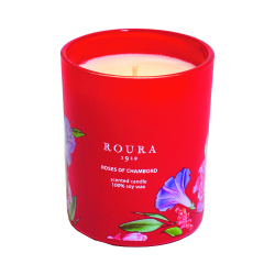 Свеча ароматическая в стакане Roura Роза 85х70 мм 333500.220