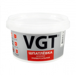 Шпаклевка универсальная для наружных и внутренних работ VGT 1 кг