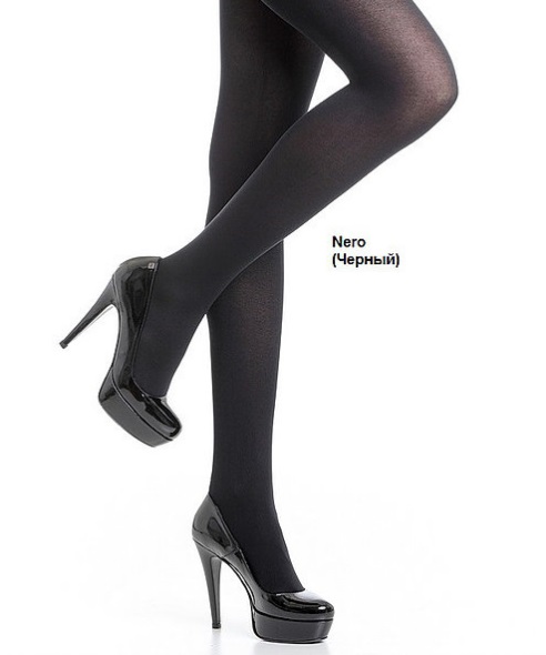 Колготы Omsa micro & cotton 140 nero 2s цвет черный *5*50