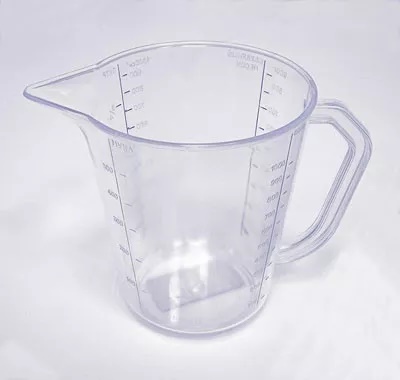Кружка мерная Darel Plastic 1л прозрачная