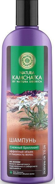 Шампунь для волос Natura Kamchatka Снежный бриллиант 280мл