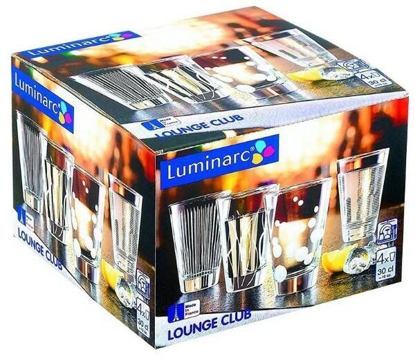 Набор стаканов Luminarc Lounge Club 4 штуки 300мл n5284/p2834