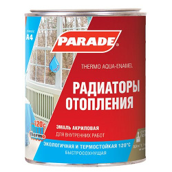 Эмаль акриловая для радиаторов отопления Parade 0.9 л полуматовая