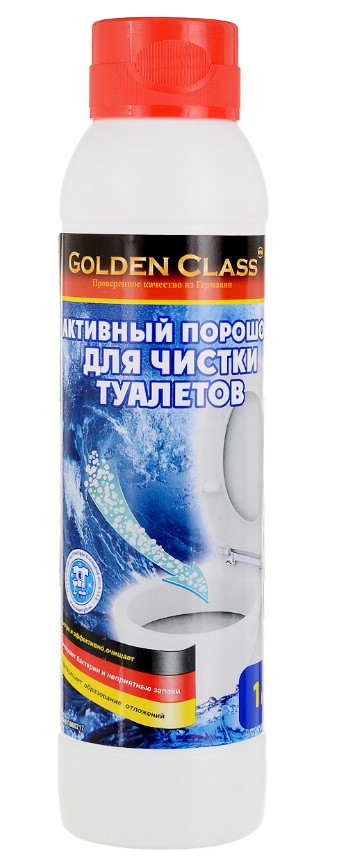 Средство чистящее для туалета Golden Class порошк 1000г