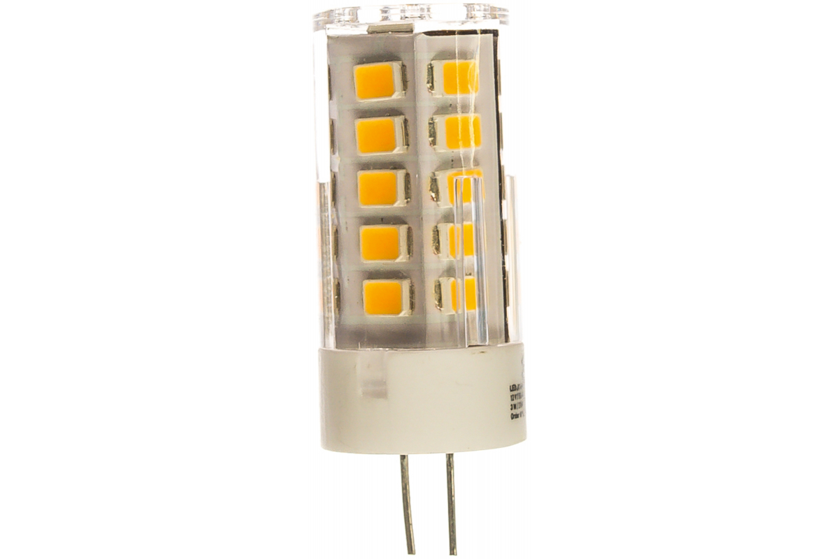 Светодиодная лампа Эра led jc-3w-12v-827-g4 б0033193