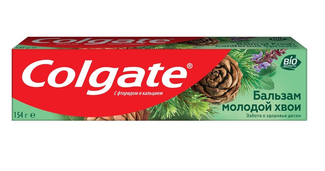 Зубная паста Colgate Бальзам молодой хвои противовоспалительная зубная паста, 100 мл
