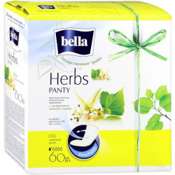 Bella прокладки ежедневные Panty Herbs Tilia с экстрактом липового цвета 60 штук