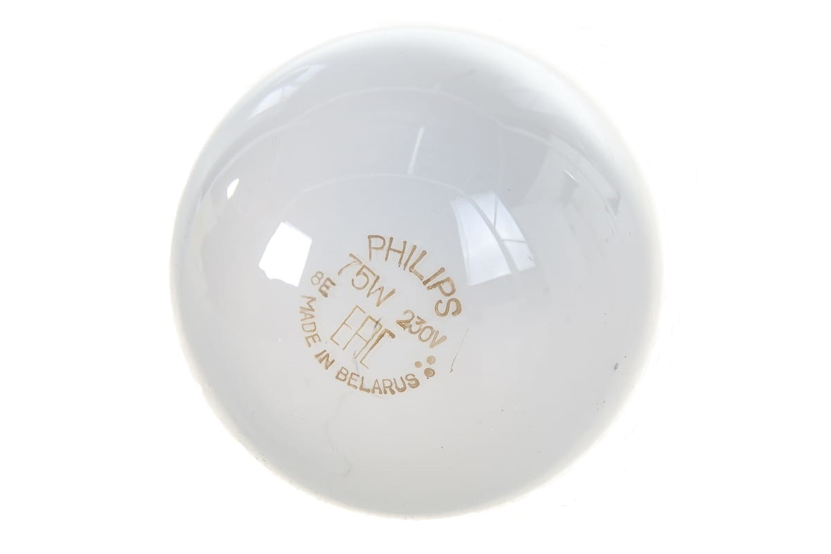 Лампа Philips a55 75w e27 fr матовая