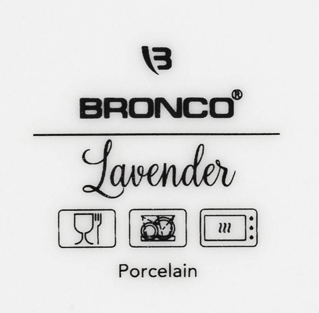 Банка Bronco лаванда 13х9см с крышкой