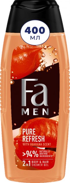 Гель для душа Schwarzkopf Fa Men pure refresh гуарана 250мл