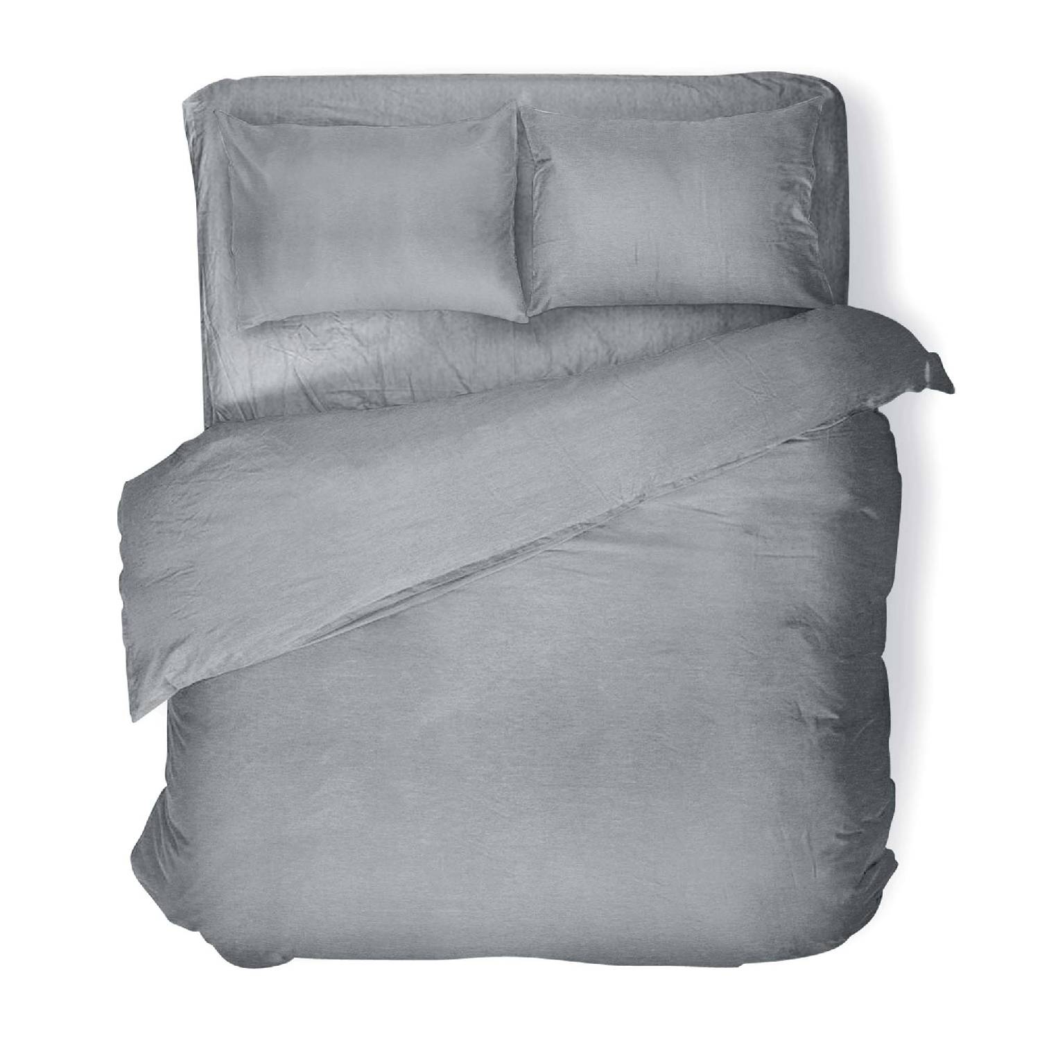 Простыня Verossa Melange Silver 220/240 01