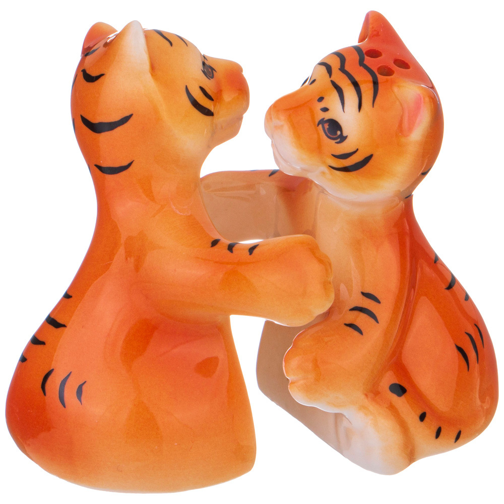 Набор для специй Lefard Тигрята оранжевые 2 пр. 6*5*8 см