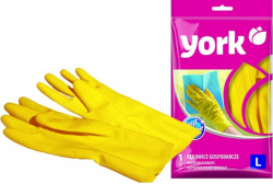 Перчатки резиновые York L