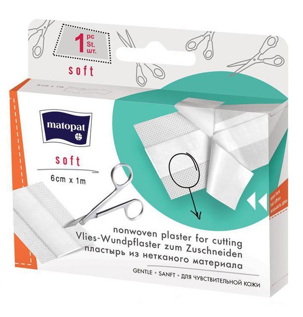 Matopat Пластыри SOFT 6 см * 50 см 1 шт