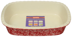 Форма для запекания керамическая Appetite 35.5х25.8х7.5 см прямоугольная красная YR2026Q-13