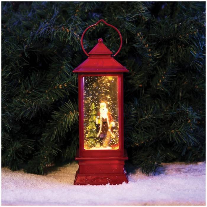 Декоративный фонарь Neon-Night 501-062 Дед Мороз 27 см красный