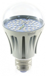 Лампа для растений Uniel led a60 e27 9w led-a60-9w/sp/e27/cl almo1wh