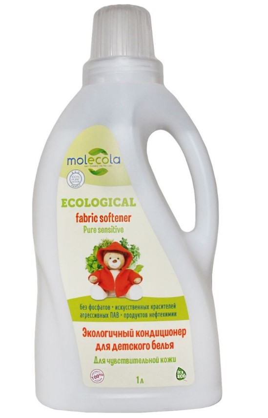 Кондиционер для белья Molecola для чувствительной кожи детский 1л