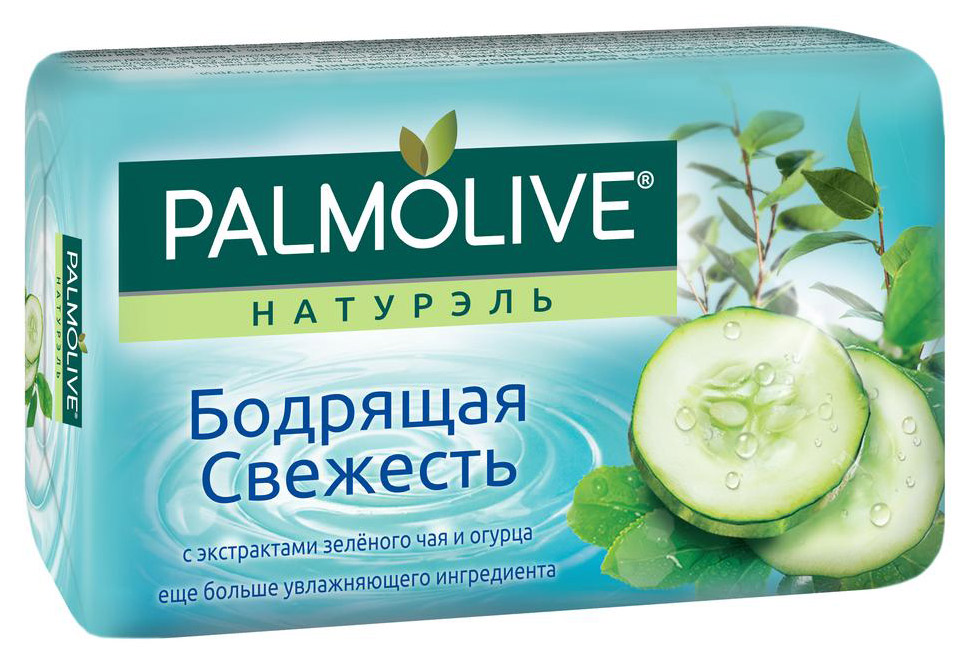 Мыло 150г Palmolive Бодрящая свежесть с экстрактами зеленого чая и огурца