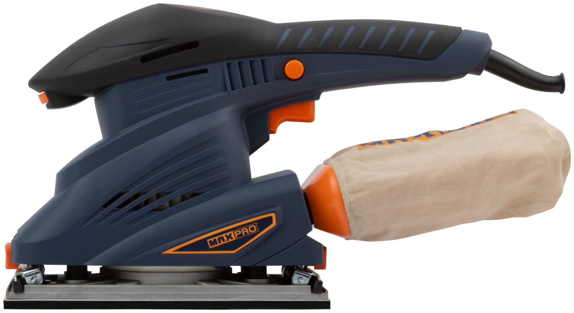 Виброшлифмашина max-pro 250вт 90х187мм 1.7кг 6000-11000/мин