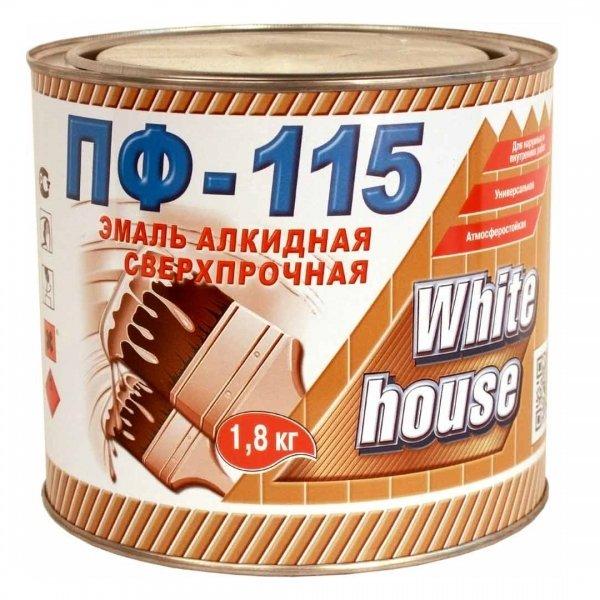 Эмаль ПФ-115 White House 2.3 кг серая