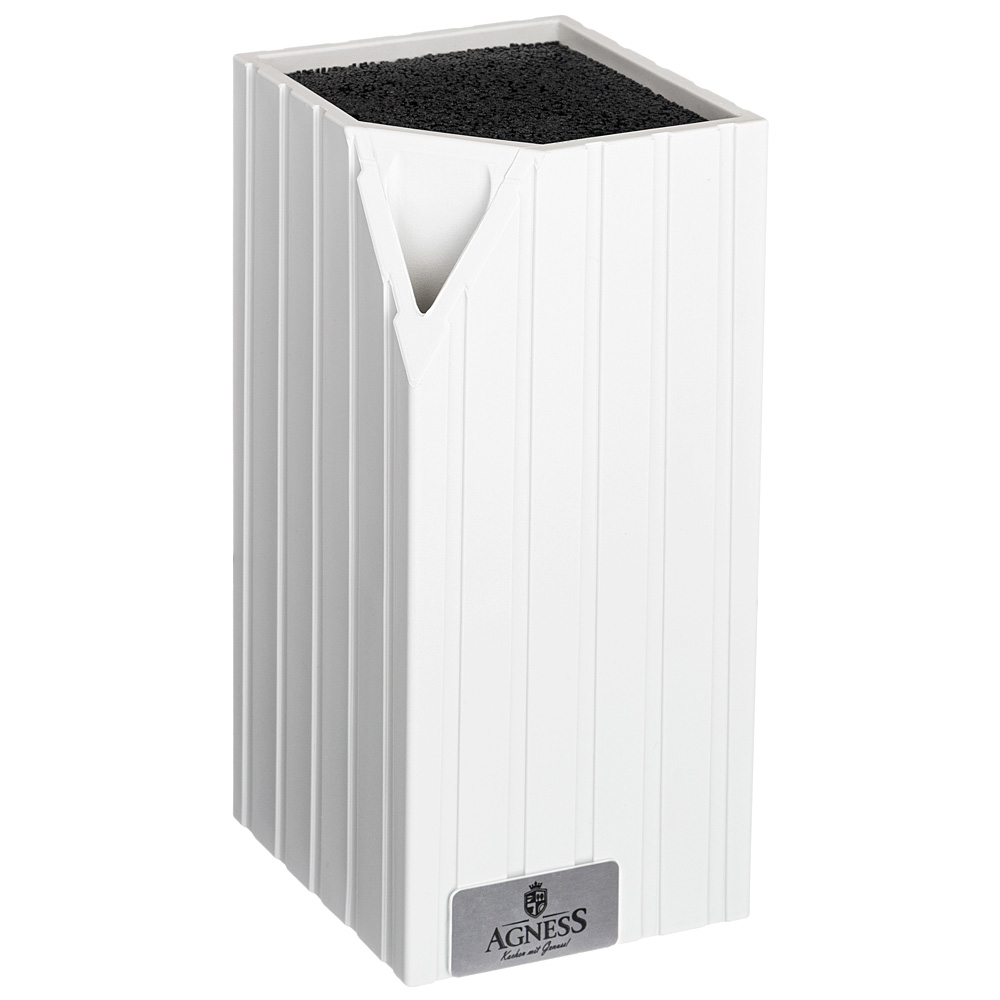 Подставка для ножей Agness универсальная 12x12x23 см 911-689 Подставка для ножей Agness универсальная 12x12x23 см 911-689