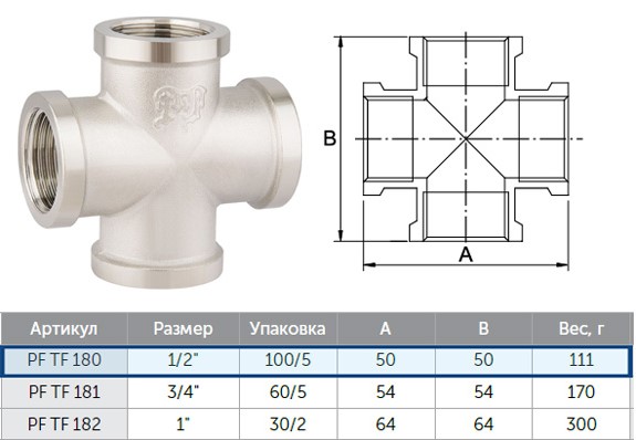 Крестовина ProFactor 1/2 