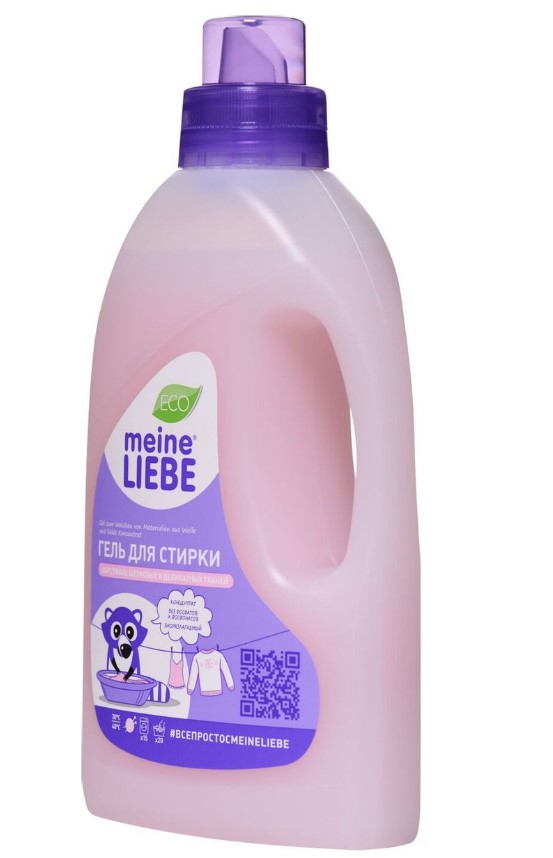 Ггель Meine Liebe для стирки шерстяных тканей 800мл