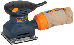 Виброшлифмашина max-pro 230вт 115х100мм 1.2кг 13500/мин  пылезащ.выкл.