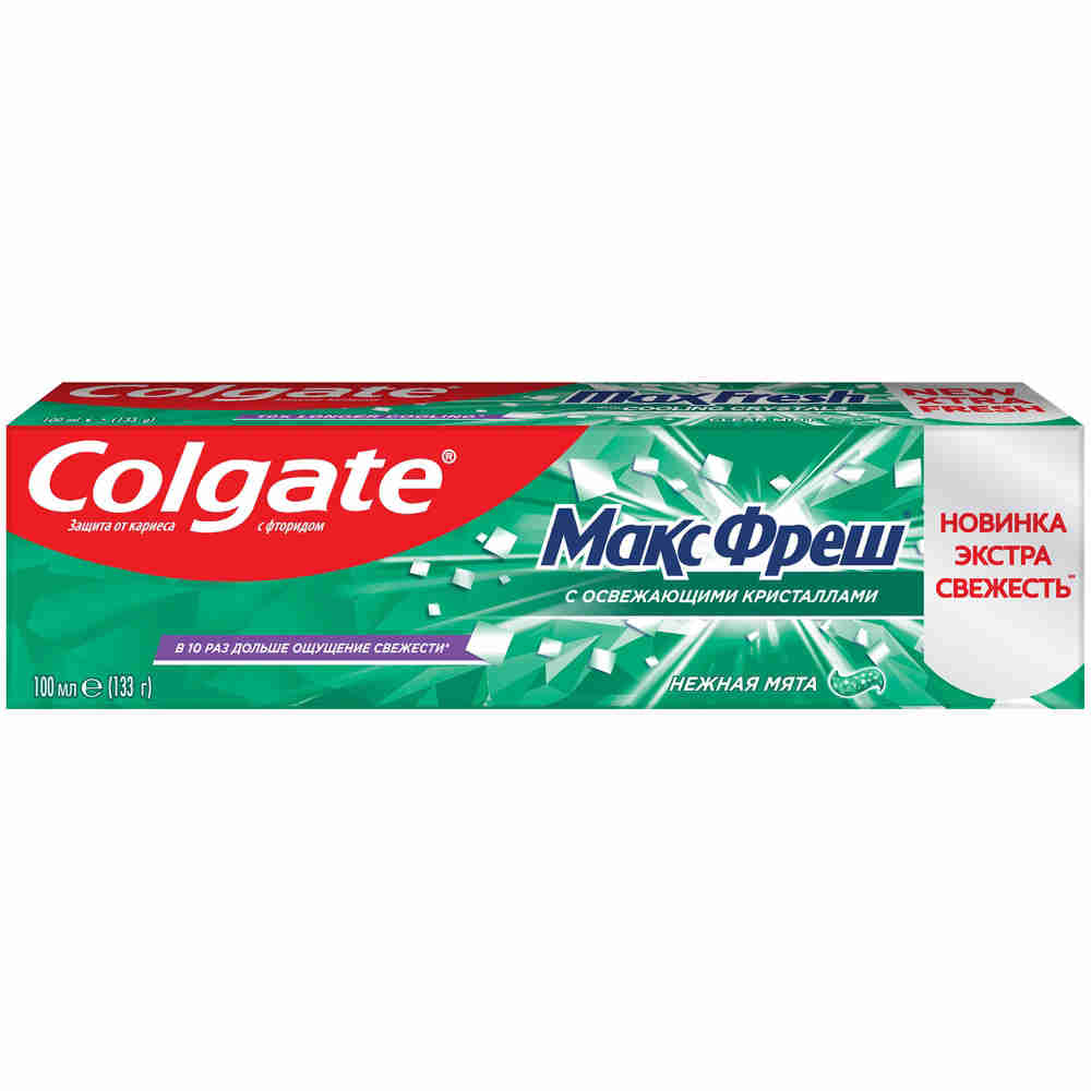 Зубная паста Colgate макс фреш нежная мята 100мл