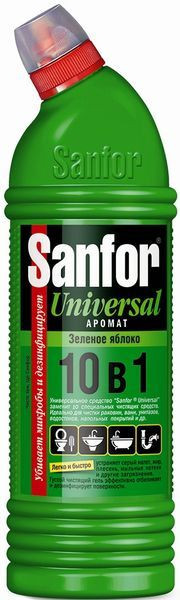 Санфор ч/с гель 10в1 универсал зел.яблоко 750г