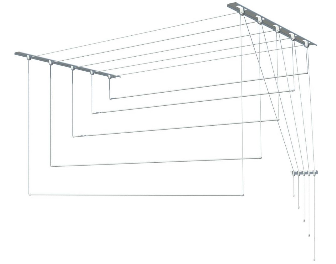 Сушилка для белья потолочная Лиана плюс 2.0м 5линий