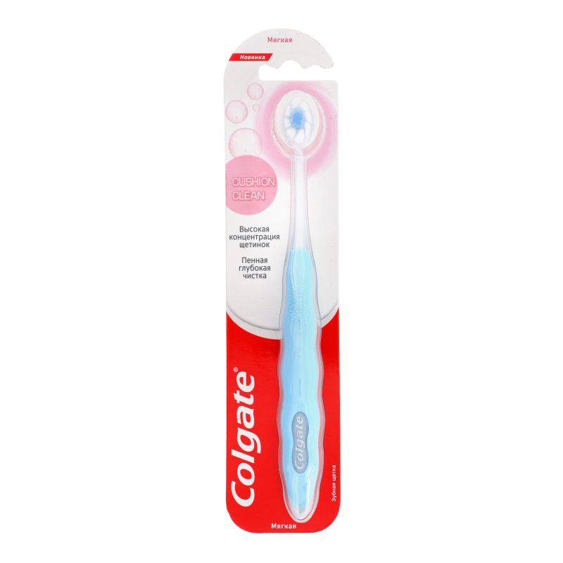 Зубная щетка Colgate cushion clean мягкая