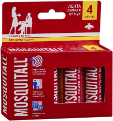 Арнест Mosquitall лента липкая от мух 4шт