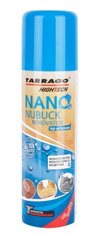 Аэрозоль для обуви Tarrago nano nubuck renovator 200мл