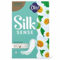 Ежедневные Прокладки Ola Silk Sense Light Ромашка 60шт