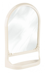 Зеркало с полкой светло-бежевое М4516 77-6949
