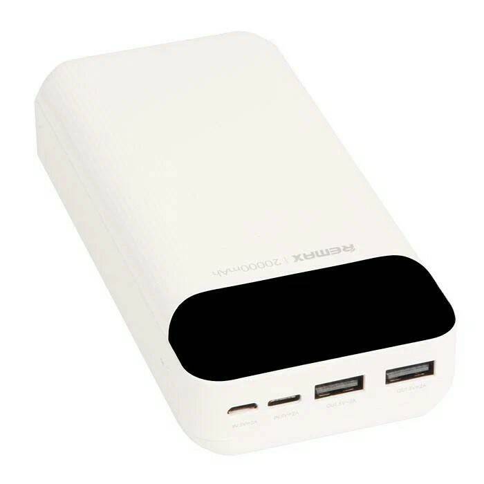 Аккумулятор внешний Remax Lesu Series RPP-102 20000mAh 2.0A 2USB Type-С белый