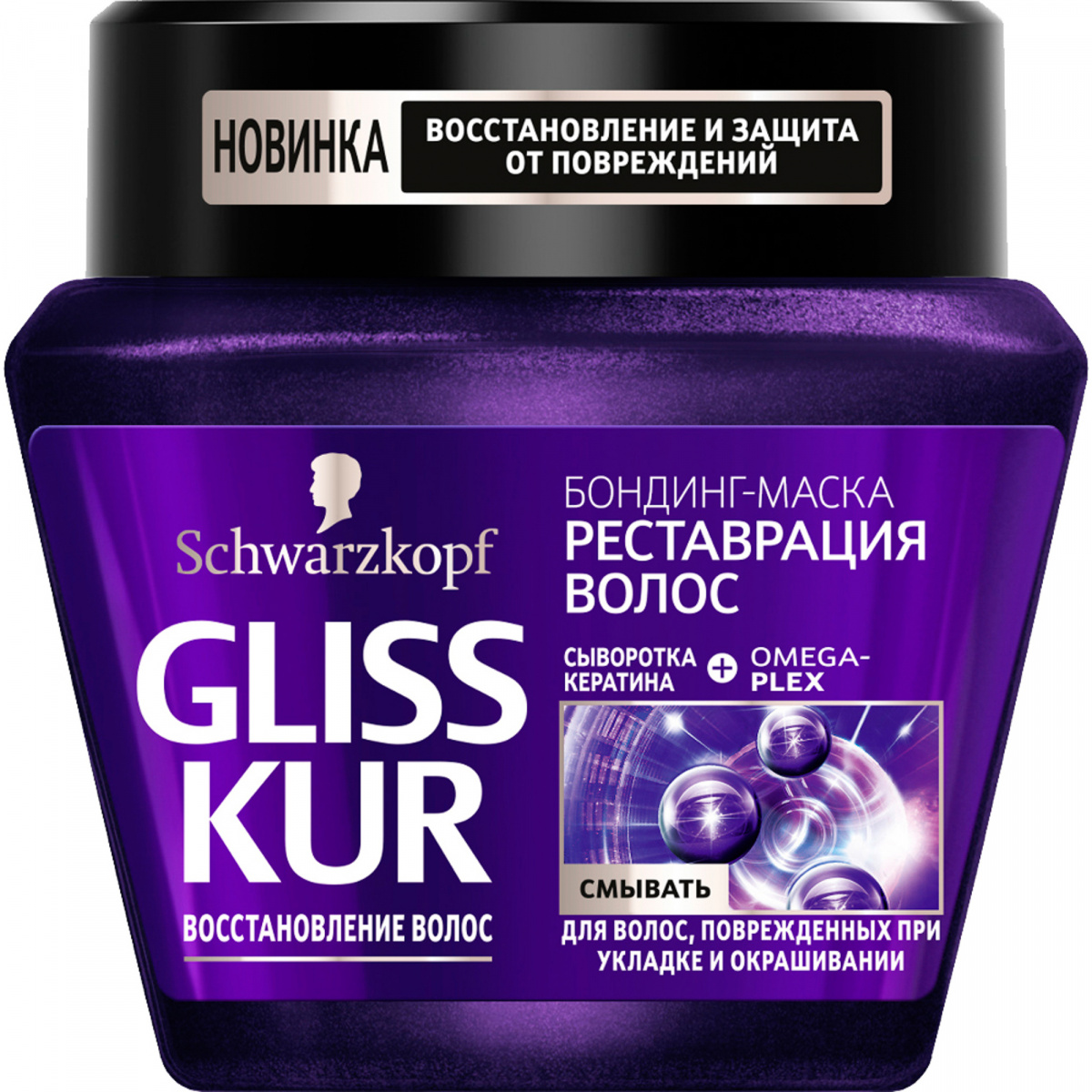 Маска Gliss Kur реновация волос восстановление 300мл
