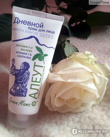 Крем для лица дневной Green Mama витамин f и василек 100мл Крем для лица дневной Green Mama витамин f и василек 100мл