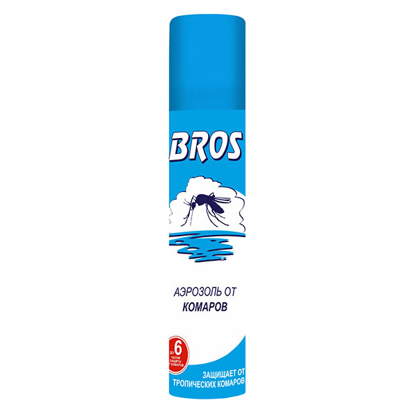 Аэрозоль от комаров Bros 90 мл