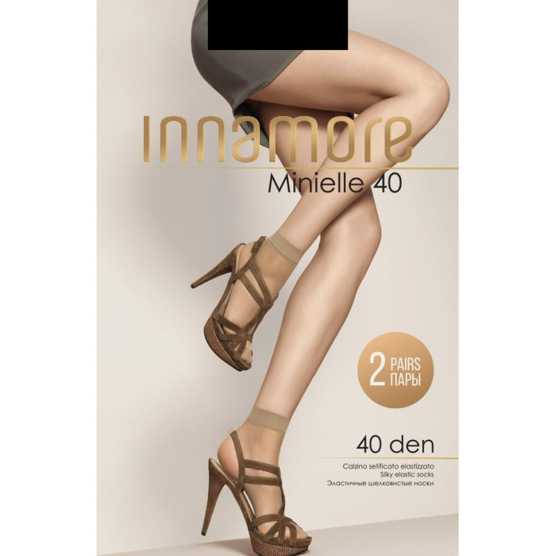 Носки Innamore minielle 40 nero lycra по 2пары