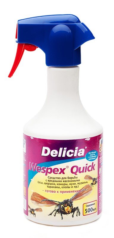 Спрей от летающих и ползающих насекомых Delicia Wespex Quick осы/шершни/пчёлы