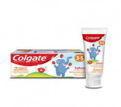 Зубная паста детская 3-5 Colgate вкус клубники 60мл