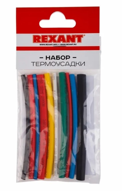 Набор термоусадки №1 Rexant 3-6мм 29-0101 авто